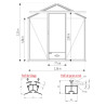 Serre ESSENTIA largeur 2,36 m