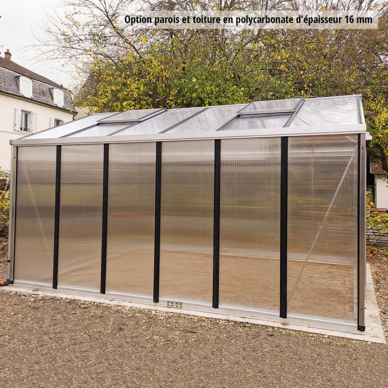 Serre SUPRA largeur 3,15 m
