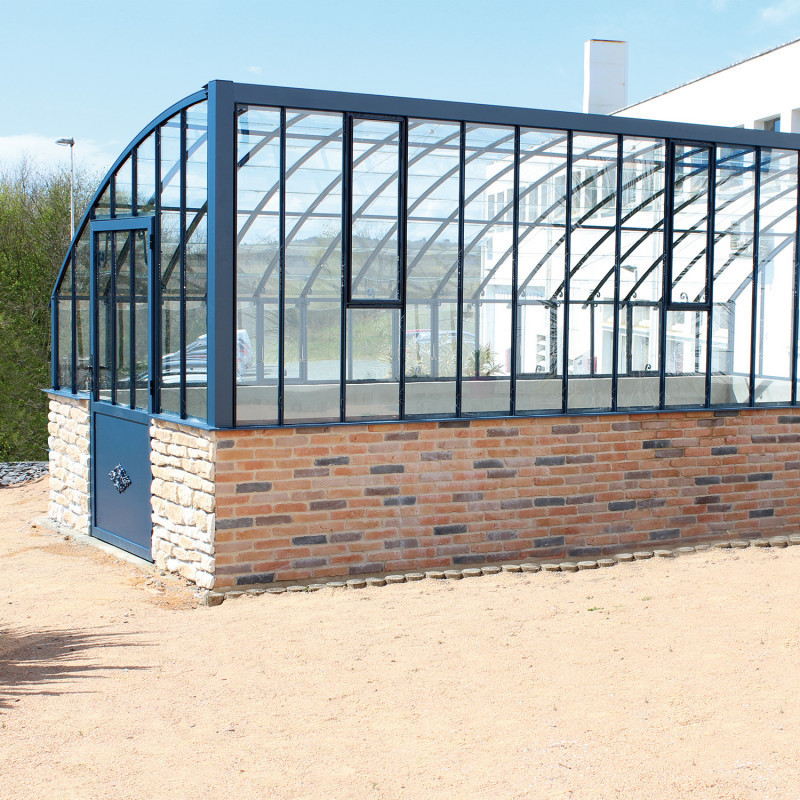 Serre à l'ancienne VERSAILLES largeur 2.80 m sur muret