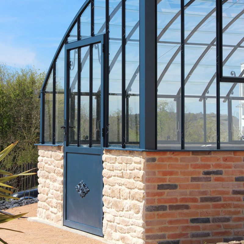 Serre à l'ancienne VERSAILLES largeur 2.80 m sur muret