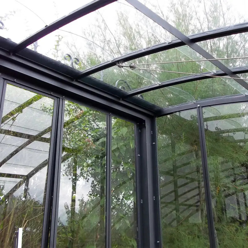 Serre à l'ancienne VERSAILLES largeur 2.80 m sur embase aluminium