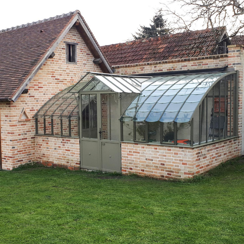 Serre à l'ancienne MONTESQUIEU largeur 2.80 m sur muret