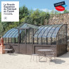 Serre à l'ancienne MIRABEAU largeur 3.70 m sur muret