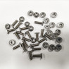 Lot de 20 vis tête marteau M6 (12 + 18 mm) avec écrous