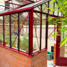 Serre LUXIA Rétro Sur Muret Largeur 2.36 m