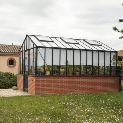 Serre LUXIA Rétro Sur Muret Largeur 3.09 m