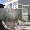 Serre ALLIUM 3,70 m² Coloris:Gris anthracite - RAL 7016 Coloris:Gris anthracite - RAL 7016 Coloris:Gris anthracite - RAL 7016
