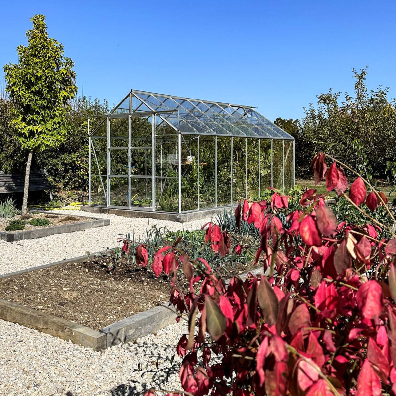 Serre LAURUS 12,90 m² Coloris:Gris anthracite - RAL 7016 Coloris:Gris anthracite - RAL 7016