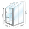 Serre MÉLISSA 1,70 m²