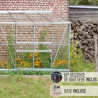 Serre MÉLISSA 4,90 m² Coloris:Gris anthracite - RAL 7016 Coloris:Gris anthracite - RAL 7016