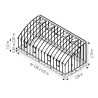 Serre VERSAILLES largeur 2,80 m sur embase aluminium