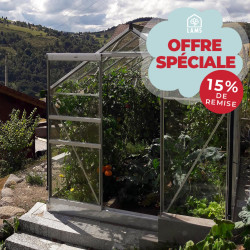 Serre ALLIUM 7,30 m² Coloris:Gris anthracite - RAL 7016 Coloris:Gris anthracite - RAL 7016 Coloris:Gris anthracite - RAL 7016