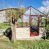 Serre LUXIA Sur Muret Largeur 3.09 m