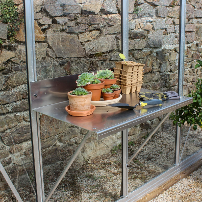 Table à rempoter 80x50 cm en aluminium