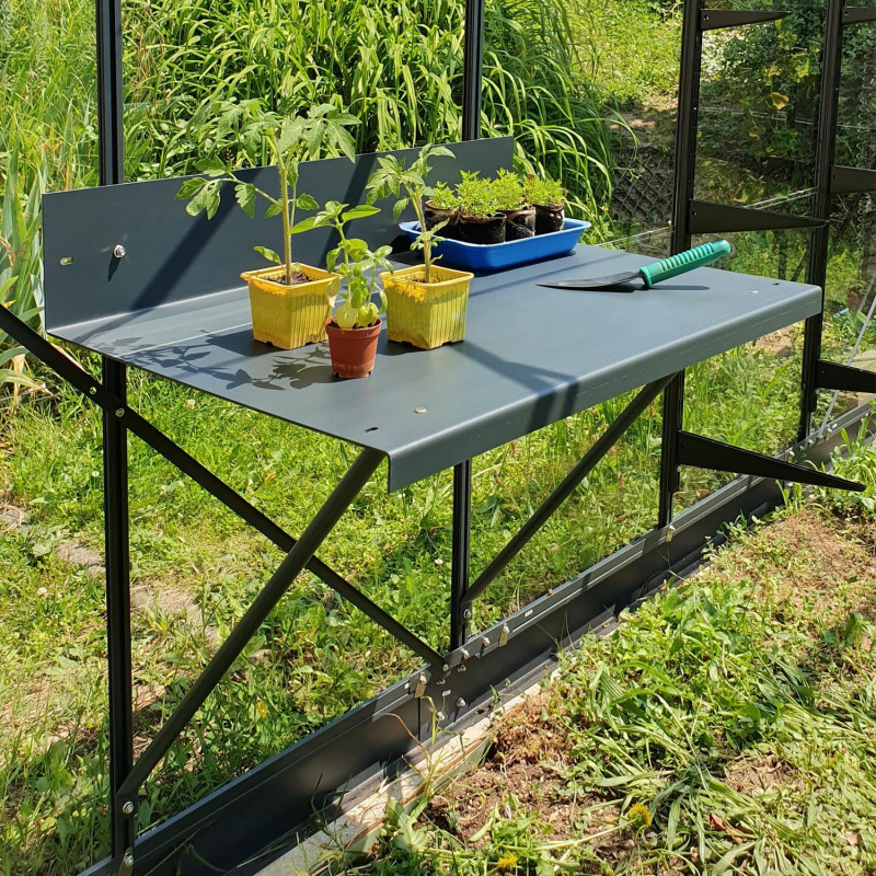 Table à rempoter 80x50 cm en aluminium