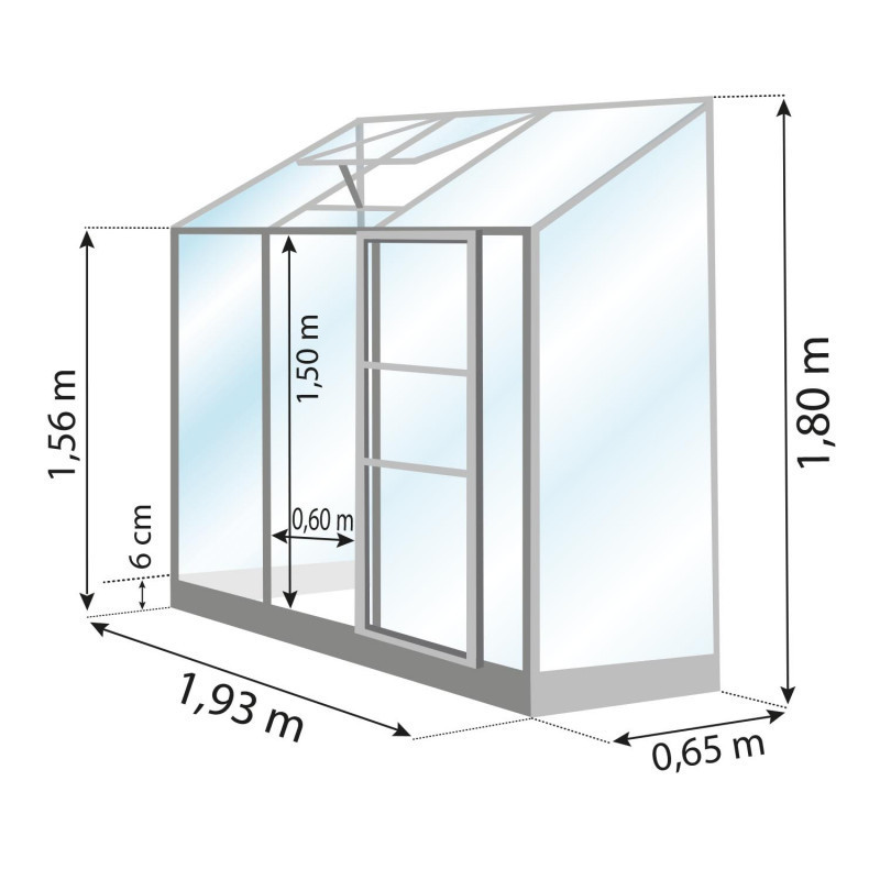 Serre MÉLISSA 1,30 m²