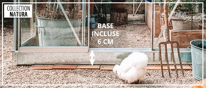 SERRE LAURUS 8,10 m² - Base incluse 