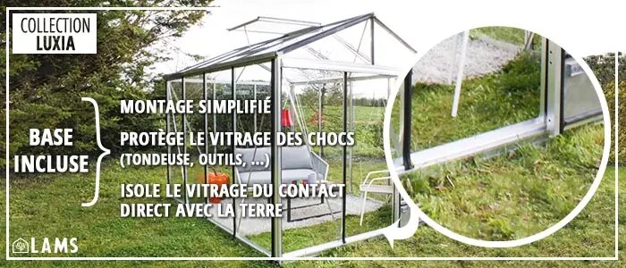 Base incluse - LUXIA ADOSSÉE LARGEUR 3.06 m